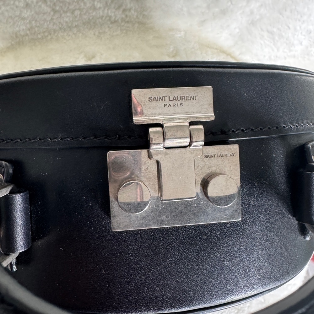 SAINT LAURENT Mica Hat Box Bag - Picture 8 of 14